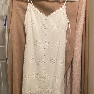 Francesa White Summer Dress